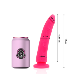 Delta Club - Dildo Realista Rosa Silicona Medica 17 Cm -O- 3 Cm | Piumer Erotic