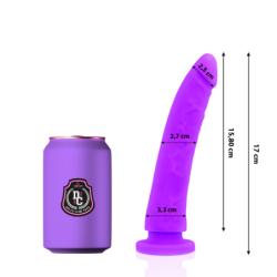 Delta Club - Dildo Realista Lila Silicona Medica 17 Cm -O- 3 Cm | Piumer Erotic