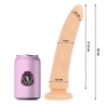Delta Club - Dildo Realista Natural Silicona Medica 23 Cm -O- 4.5 Cm | Piumer Erotic