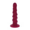 Ribbed Dong 12 Cm Rojo de Get Real | Piumer Erotic