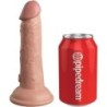 Élite Dildo Realístico Silicona 15.2 Cm de King Cock | Piumer Erotic