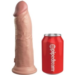 Élite Dildo Realístico Silicona 20.3 Cm de King Cock | Piumer Erotic