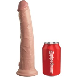 Élite Dildo Realístico Silicona 25.4 Cm de King Cock | Piumer Erotic