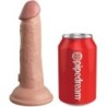Élite Dildo Realístico Vibrador & Silicona 15.2 Cm de King Cock | Piumer Erotic