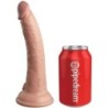 Élite Dildo Realístico Vibrador & Silicona Control Remoto 17.8 Cm de King Cock | Piumer Erotic