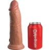 Élite Dildo Realístico Vibrador & Silicona 20.3 Cm Caramelo de King Cock | Piumer Erotic