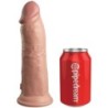 Élite Dildo Realístico Vibrador & Silicona 20.3 Cm de King Cock | Piumer Erotic