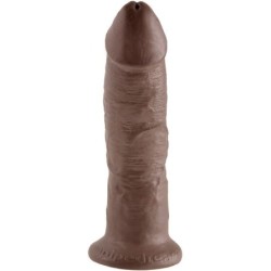 9 Pene Marrón 22.9 Cm de King Cock | Piumer Erotic