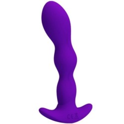 Masajeador Anal 12 Modos Vibración Lila de Pretty Love | Piumer Erotic