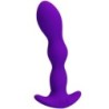 Masajeador Anal 12 Modos Vibración Lila de Pretty Love | Piumer Erotic