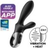 Satisfyer - Heat Climax+ Vibrador Anal App Negro | Piumer Erotic