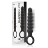 Bob Potente Vibrador Dilatador Anal Silicona de Black&Silver | Piumer Erotic