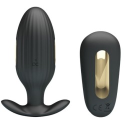 Pretty Love - Kelly Plug Anal Vibrador Recargable Negro | Piumer Erotic