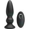 Vibrador Potente Control Remoto Anal Plug Negro de Mr Play | Piumer Erotic
