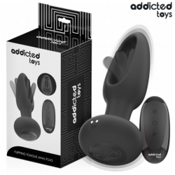 Plug Anal Con Lengua Vibradora Y Control Remoto de Addicted Toys | Piumer Erotic