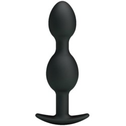 Pretty Love - Bolas Anales Silicona 12.5 Cm Negro | Piumer Erotic