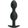 Pretty Love - Bolas Anales Silicona 12.5 Cm Negro | Piumer Erotic