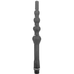 Beaded Ducha Anal Silicona 27 Cm de All Black | Piumer Erotic
