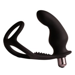 Rocks- Off - Ro- Zen Rro Plug Anal Con Anillo Vibrador Para El Pene Negro | Piumer Erotic