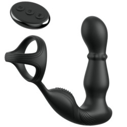 Anillo Y Masajeador Anal Vibrador Con Control Remoto de Anal Fantasy Elite Collection | Piumer Erotic
