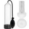 Rx3 Bomba Erección Clear Con Masturbador de Pump Addicted | Piumer Erotic