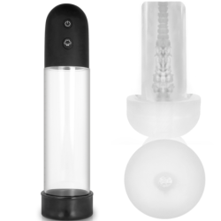 Bomba Erección Rx11 Automática Con Masturbador de Pump Addicted | Piumer Erotic