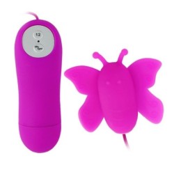 Baile - Estimulador De Clítoris Mariposa Love Eggs 12 Velocidades Lila Control Remoto | Piumer Erotic