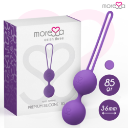 Osian Three Entrenamiento Suelo Pelvico 85 Gr Premium Silicona Lila de Moressa | Piumer Erotic