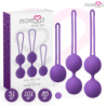 Osian Set Osian One; 51 Gr / Osian Two; 101 Gr / Osian Three 85 Gr Premium Silicona Lila de Moressa | Piumer Erotic