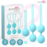 Osian Set Osian One; 51 Gr / Osian Two; 101 Gr / Osian Three 85 Gr Premium Silicona Turquesa de Moressa | Piumer Erotic