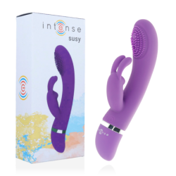 Intense - Susy Vibrador Oscilante Silicona Rabbit Lila | Piumer Erotic