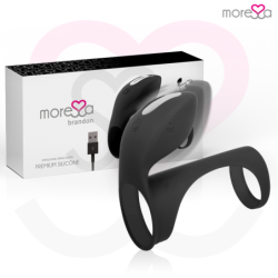 Brandon Potente Anillo Vibrador Con Funda De Engrosamiento Masculino de Moressa | Piumer Erotic