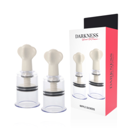Darkness - Succionador Pezones Transparente 3.1 Cm Diámetro | Piumer Erotic