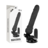 Vibrador Realístico Control Remoto Negro 19.5 Cm -O- 4 Cm de Basecock | Piumer Erotic