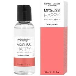 Happy Lubricante Silicona Litchi 50 Ml de Mixgliss | Piumer