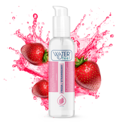 Lubricante Base Agua Fresa 175 Ml de Waterfeel | Piumer