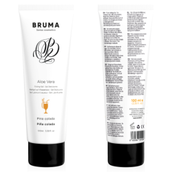 Gel Deslizante Con Aloe Vera Sabor A Piña Colada 100 Ml de Bruma | Piumer