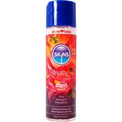 Fruity Lubricante Base De Agua Mango & Fruta Pasión 130 Ml de Skins | Piumer