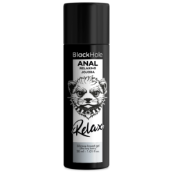Anal Relaxing Con Jojoba Base Silicona 30 Ml de Black Hole | Piumer