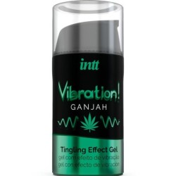 Intt - Potente Estimulante Íntimo Gel Vibrador Liquido Cannabis 15Ml de Intt Unisex Arousal Gel | Piumer