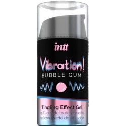 Intt - Potente Estimulante Íntimo Gel Vibrador Liquido Chicle 15Ml de Intt Unisex Arousal Gel | Piumer