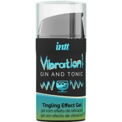 Intt - Potente Estimulante Íntimo Gel Vibrador Liquido Gin & Tonic 15Ml de Intt Unisex Arousal Gel | Piumer