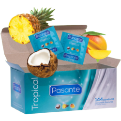 Preservativos Sabores Tropical 144 Unidades de Pasante | Piumer
