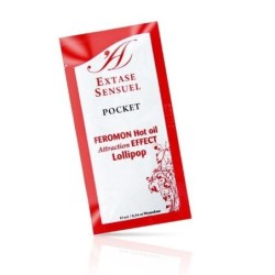 Aceite Masaje Efecto Calor Feromonas Piruleta 10 Ml de Extase Sensual | Piumer