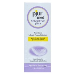 Med Sensitive Glide Lubricante Base Agua 2 Ml de Pjur | Piumer