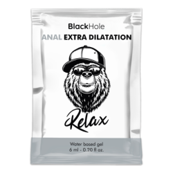 Gel Base Agua Dilatación Anal 6 Ml Monodosis de Black Hole | Piumer