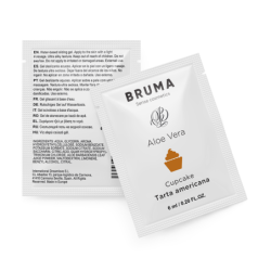 6 Ml Gel Deslizante Con Aloe Vera Sabor A Tarta Americana de Bruma | Piumer