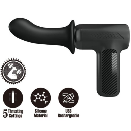 Pretty Love - Dj Doctor Masajeador 5 Configuraciones Negro de Pretty Love C-Type | Piumer
