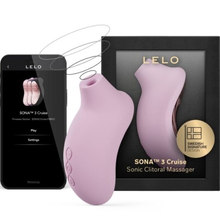Sona 3 Cruise Masajeador Sónico De Clítoris Rosa de Lelo | Piumer