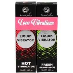 Secretplay - Love Vibrations Duo Pack de Secretplay Cosmetic | Piumer